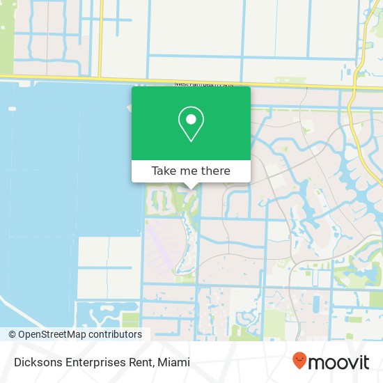 Mapa de Dicksons Enterprises Rent