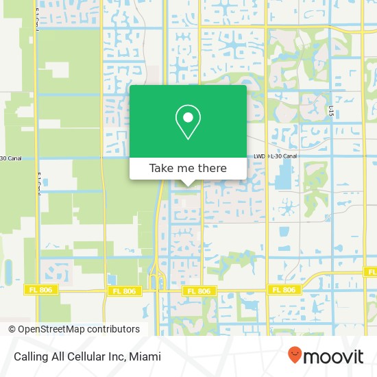 Calling All Cellular Inc map