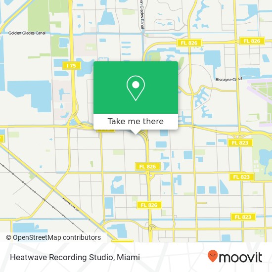 Mapa de Heatwave Recording Studio