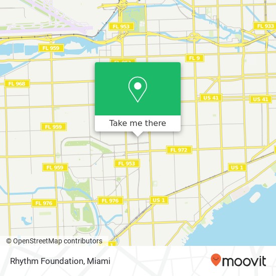 Rhythm Foundation map