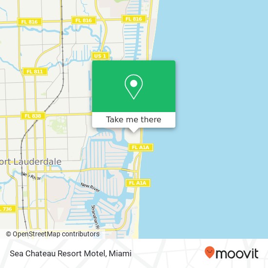 Mapa de Sea Chateau Resort Motel