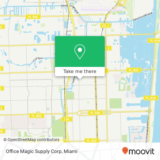 Mapa de Office Magic Supply Corp