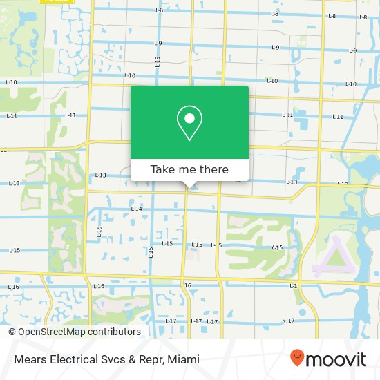 Mapa de Mears Electrical Svcs & Repr