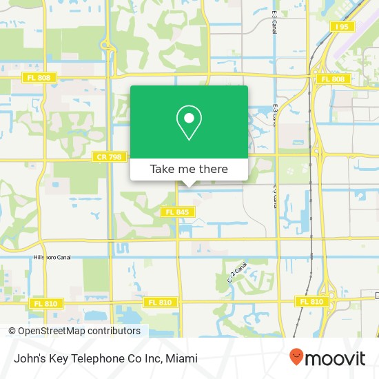 John's Key Telephone Co Inc map