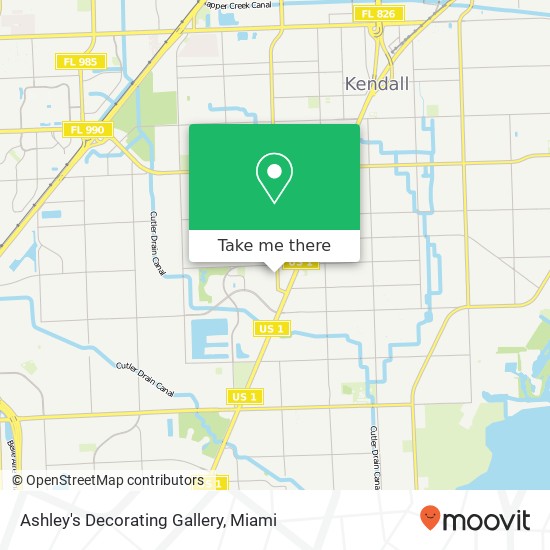 Ashley's Decorating Gallery map