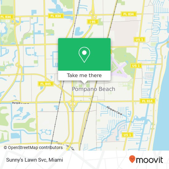 Sunny's Lawn Svc map