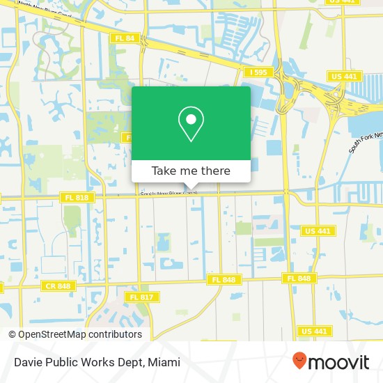Davie Public Works Dept map