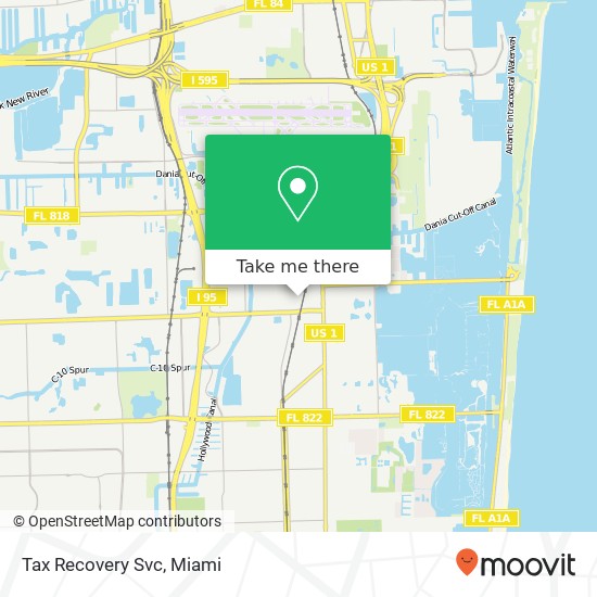 Tax Recovery Svc map