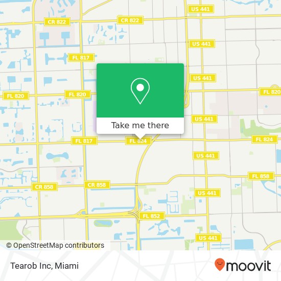 Tearob Inc map