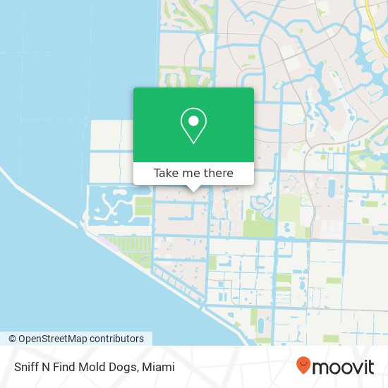 Mapa de Sniff N Find Mold Dogs