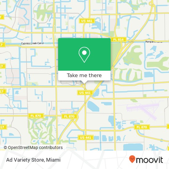 Ad Variety Store map