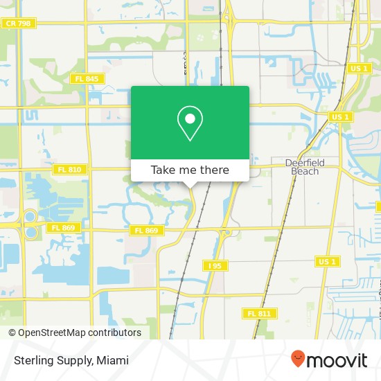 Mapa de Sterling Supply