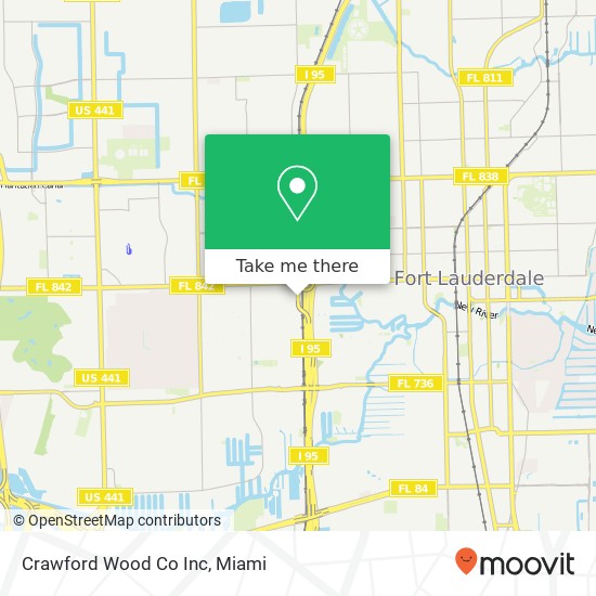 Mapa de Crawford Wood Co Inc