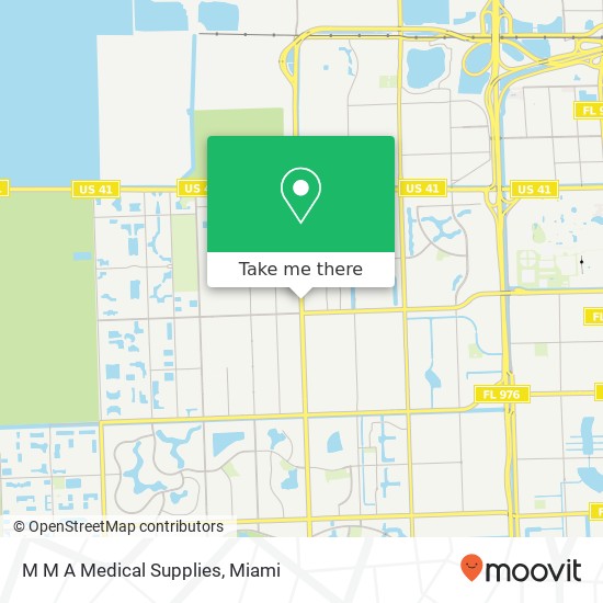 Mapa de M M A Medical Supplies