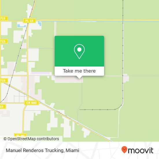 Manuel Renderos Trucking map