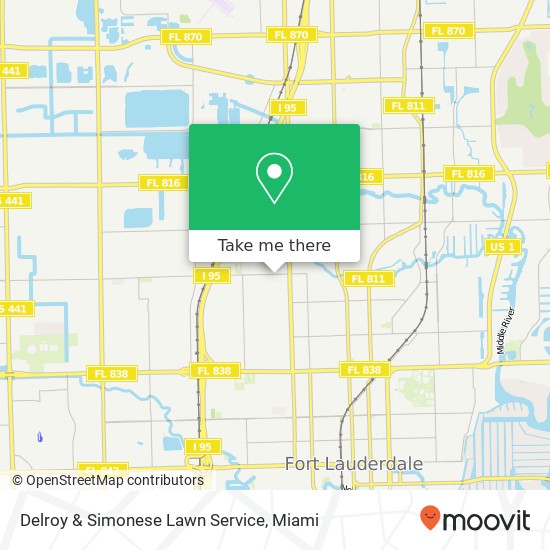 Delroy & Simonese Lawn Service map