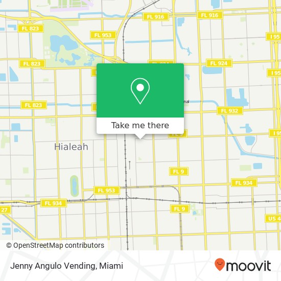 Mapa de Jenny Angulo Vending