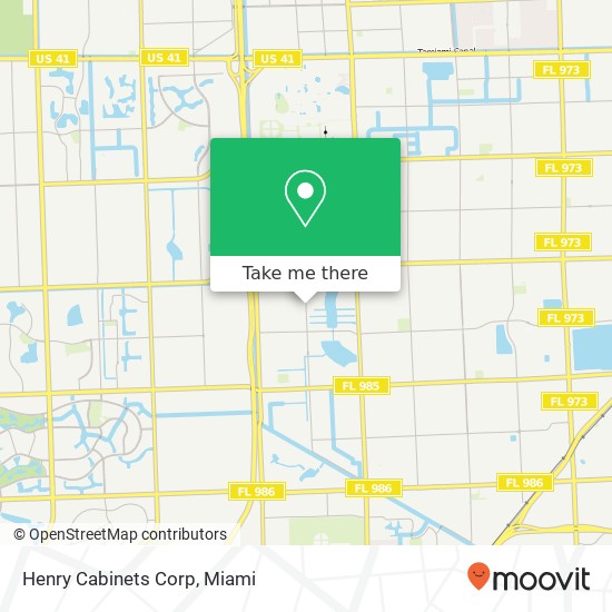 Henry Cabinets Corp map