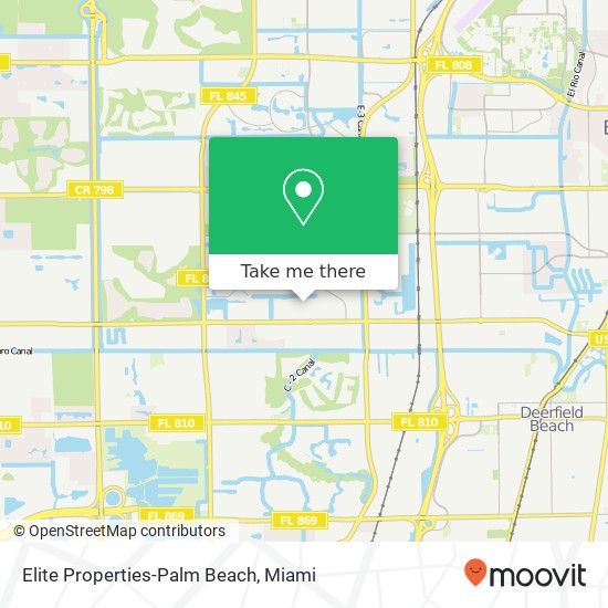 Mapa de Elite Properties-Palm Beach