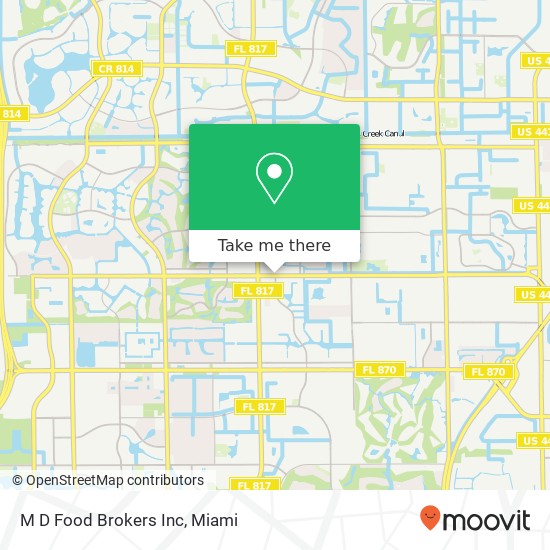 Mapa de M D Food Brokers Inc