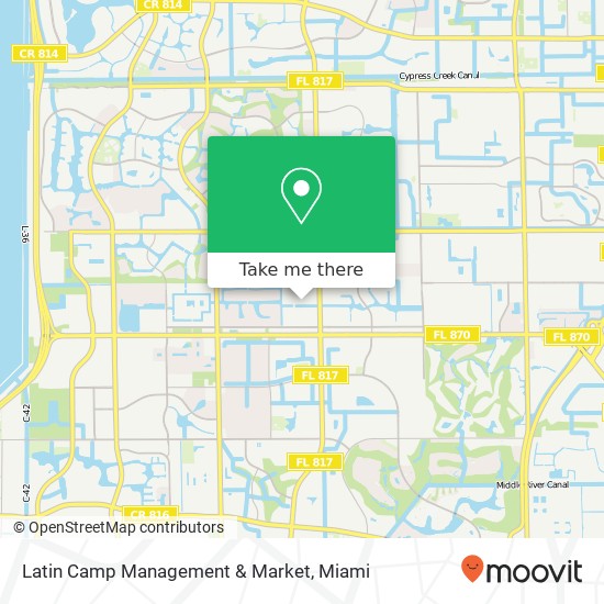 Mapa de Latin Camp Management & Market