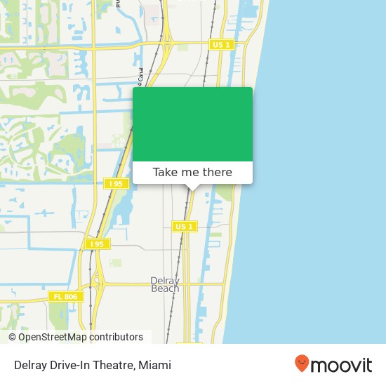 Delray Drive-In Theatre map
