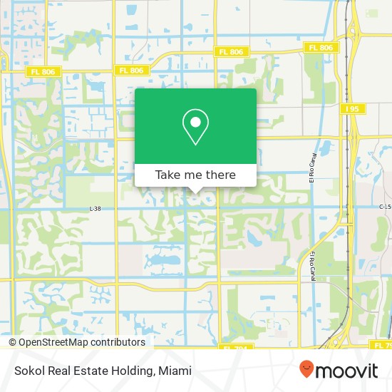 Sokol Real Estate Holding map
