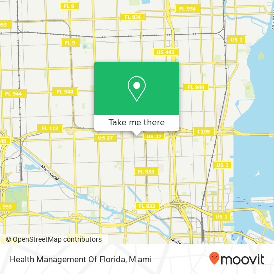 Health Management Of Florida map