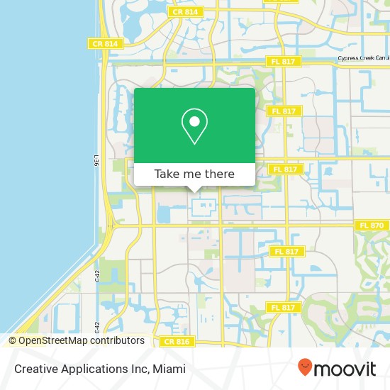 Creative Applications Inc map