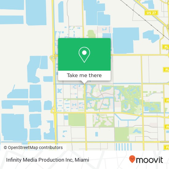 Mapa de Infinity Media Production Inc