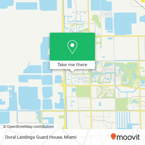 Mapa de Doral Landings Guard House