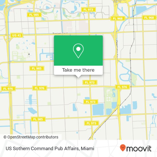 Mapa de US Sothern Command Pub Affairs