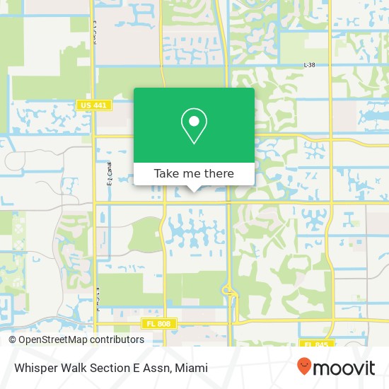 Mapa de Whisper Walk Section E Assn