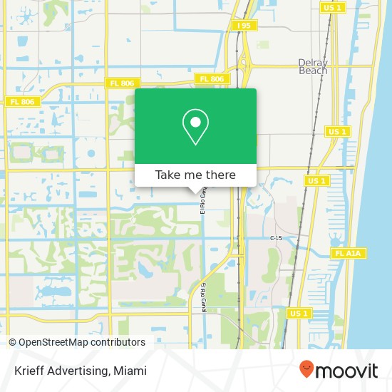 Krieff Advertising map