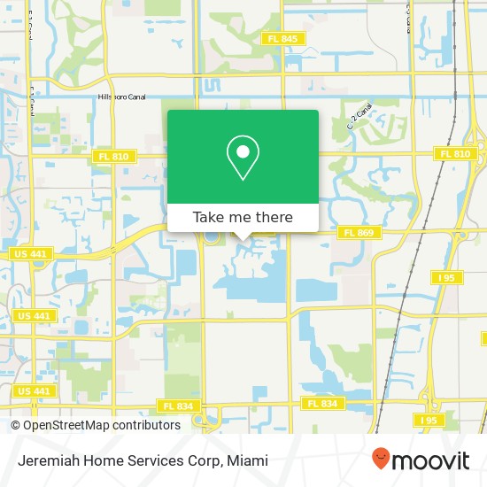 Mapa de Jeremiah Home Services Corp