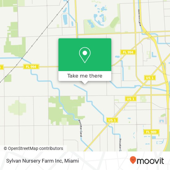 Sylvan Nursery Farm Inc map