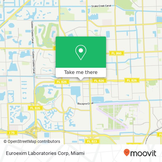 Euroexim Laboratories Corp map