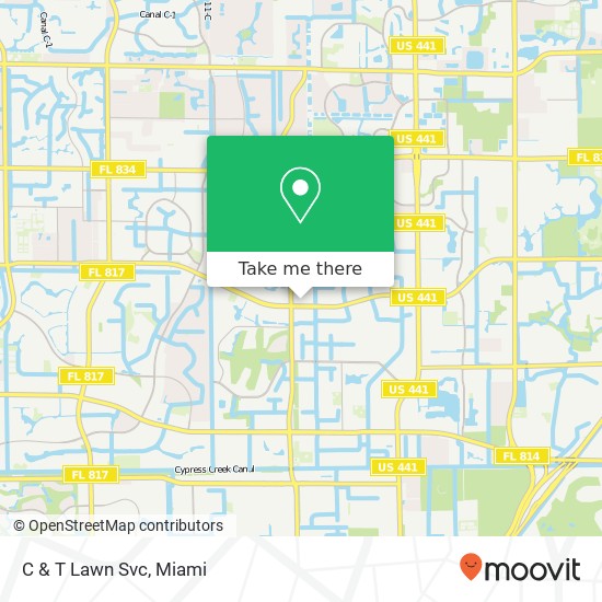 C & T Lawn Svc map