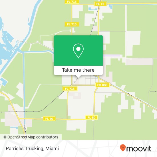 Parrishs Trucking map