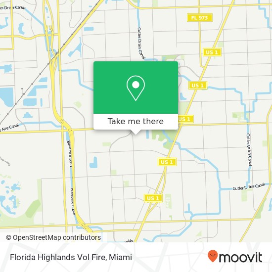 Mapa de Florida Highlands Vol Fire