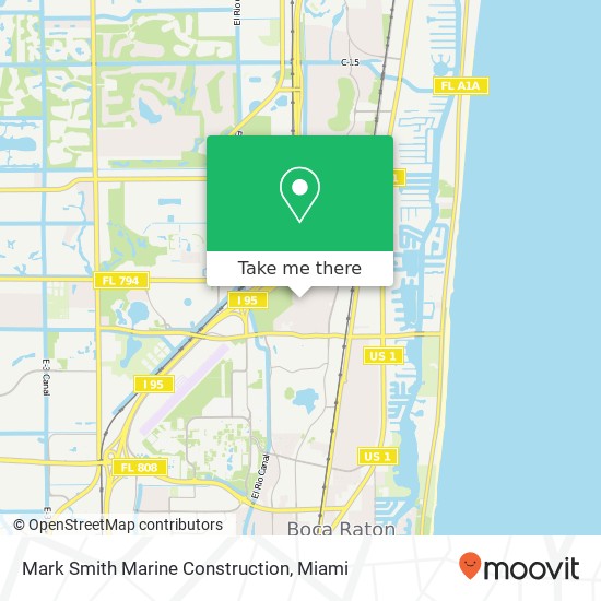 Mark Smith Marine Construction map