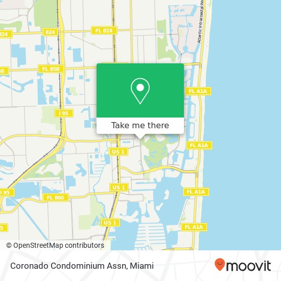 Mapa de Coronado Condominium Assn