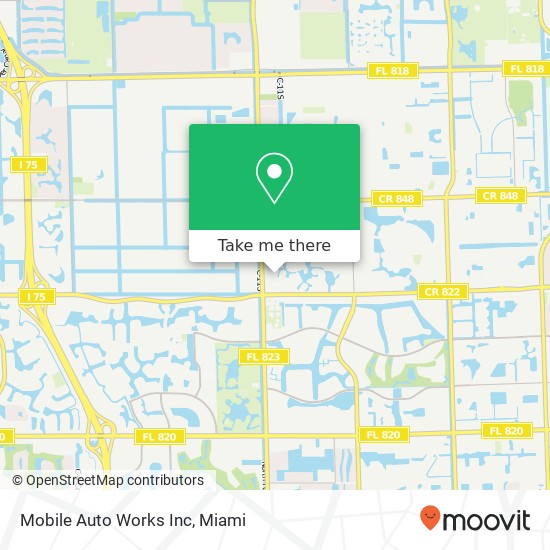 Mobile Auto Works Inc map