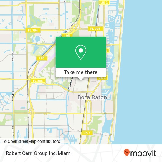 Robert Cerri Group Inc map