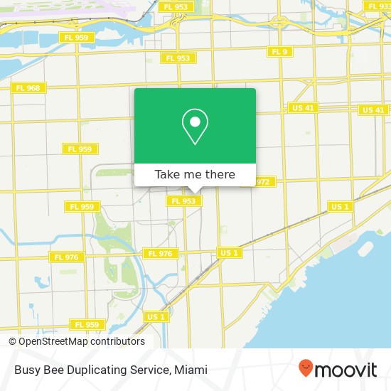 Busy Bee Duplicating Service map