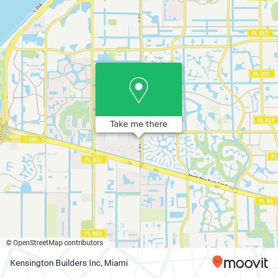 Kensington Builders Inc map