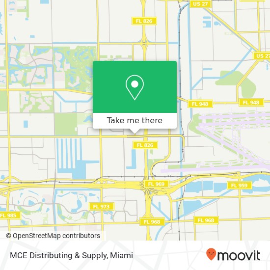 MCE Distributing & Supply map