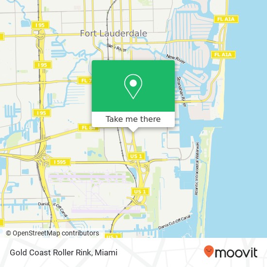 Gold Coast Roller Rink map