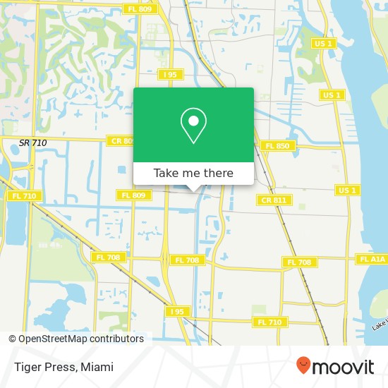 Tiger Press map