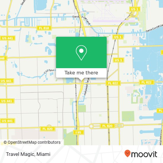 Travel Magic map